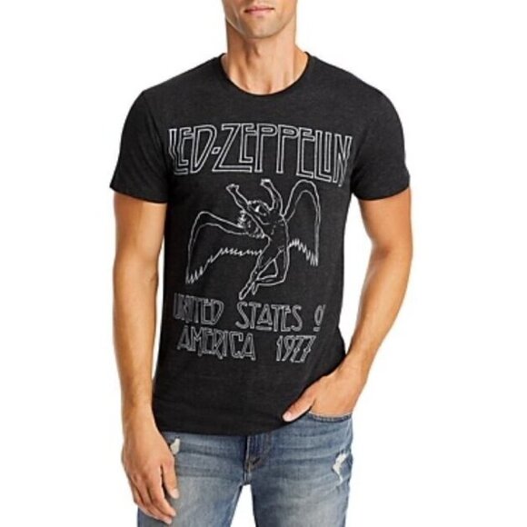 LED Zeppelin Angel Graphic Tee || Med EUC - Picture 1 of 7
